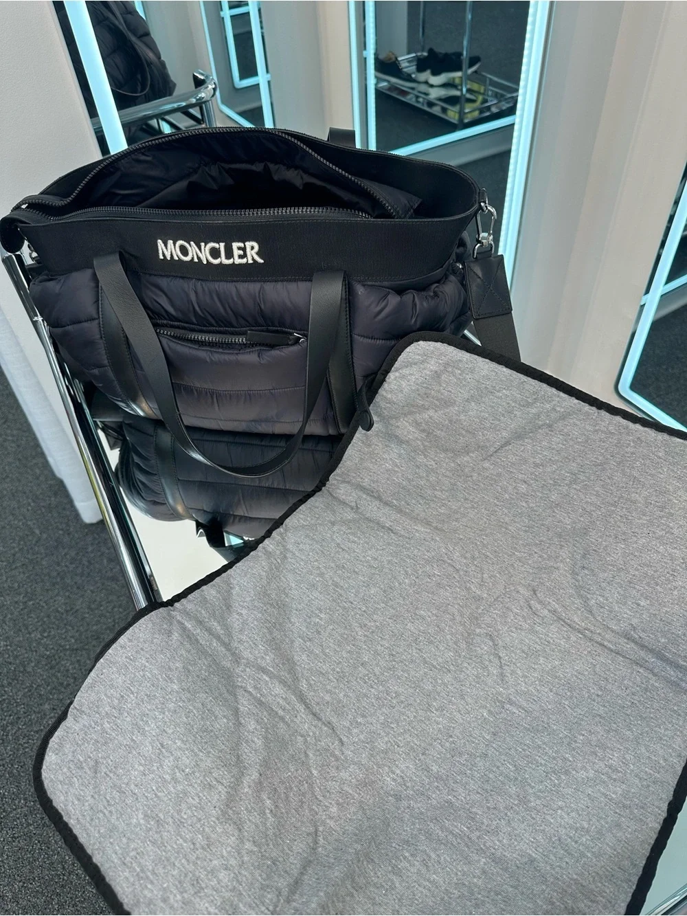 Moncler Padded Diaper/Changing Bag